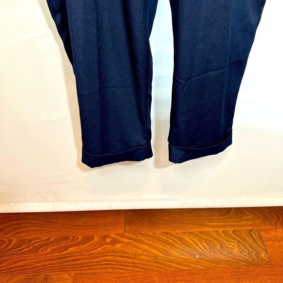 Forla Paris Womens Size L Jumpsuit Sleeveless Striped Pockets Lightweight Boho - Picture 12 of 16